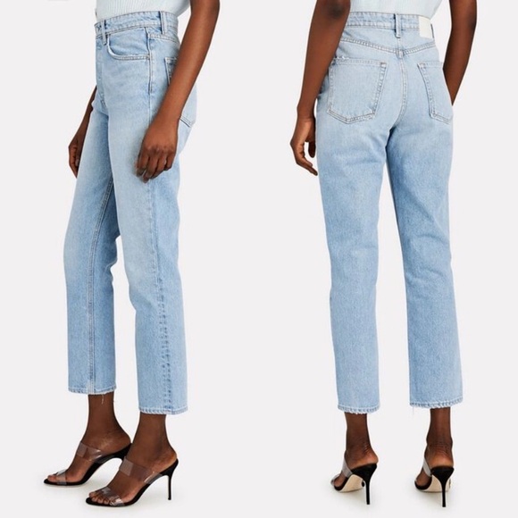 GRLFRND Karolina High Rise Straight Crop Jeans 28 Ventura - Picture 3 of 16